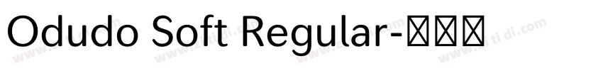 Odudo Soft Regular字体转换